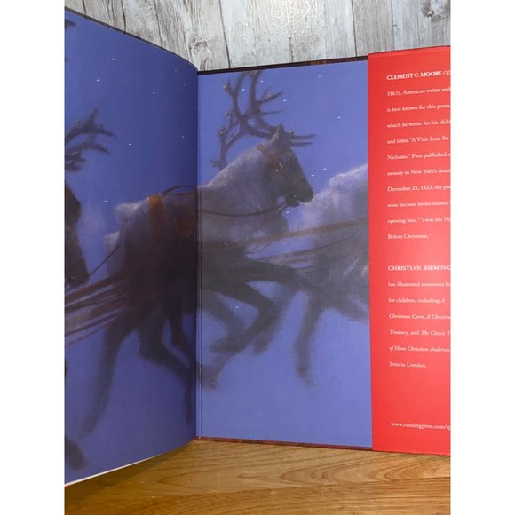 The Night Before Christmas Hardcover Book by Clement C. Moore - Picture 8 of 8